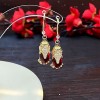 PI Xiu retro earrings for women in , new trendy, niche and high-end style, elegant and grand, red earrings of high quality PI Xiu retro earrings for women in , new trendy, niche and high-end style, elegant and grand, red earrings of high quality