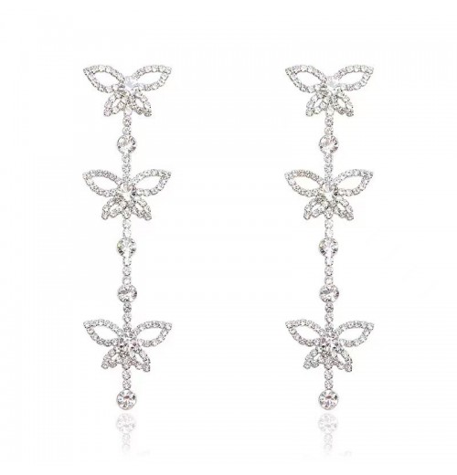 The new 925 silver needle wedding photo long tassel earrings for women who are diamond earrings exude a sense of elegance and sophistication The new 925 silver needle wedding photo long tassel earrings for women who are diamond earrings exude a sense of elegance and sophistication