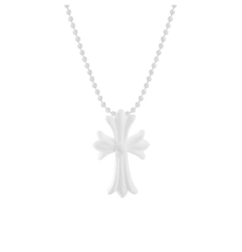 The cross-border best-selling streetwear brand CH克罗心 punk hip-hop limited edition multi-color cross versatile women's necklace The cross-border best-selling streetwear brand CH克罗心 punk hip-hop limited edition multi-color cross versatile women's necklace