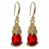 The new PI Xiu retro earrings are trendy, niche and high-end for women, with an elegant and grand style. They are red earrings and pendants The new PI Xiu retro earrings are trendy, niche and high-end for women, with an elegant and grand style. They are red earrings and pendants