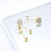TEMU is selling a pair of fashionable and elegant heart-shaped tassel earrings with a unique asymmetrical full diamond heart and two pairs of stud earrings TEMU is selling a pair of fashionable and elegant heart-shaped tassel earrings with a unique asymmetrical full diamond heart and two pairs of stud earrings
