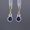 New Chinese-style satellite pool style ear buckle earrings, niche design, light luxury and high-end style, water drop cat's eye stone earrings New Chinese-style satellite pool style ear buckle earrings, niche design, light luxury and high-end style, water drop cat's eye stone earrings