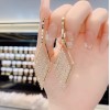 925 silver needle earrings, with a light luxury and fashionable charm, are exquisitely crafted and exaggerated. They are versatile, unique and grand 925 silver needle earrings, with a light luxury and fashionable charm, are exquisitely crafted and exaggerated. They are versatile, unique and grand