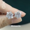 High-end, super sparkling Zircon snowflake earrings for women, simple and light luxury, new best-selling fashion ear accessories, light luxury High-end, super sparkling Zircon snowflake earrings for women, simple and light luxury, new best-selling fashion ear accessories, light luxury