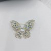 Butterfly retro brooch, alloy accessory brooch wholesale, pearl brooch, exclusive for Europe and America, high-end and niche style pins Butterfly retro brooch, alloy accessory brooch wholesale, pearl brooch, exclusive for Europe and America, high-end and niche style pins