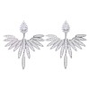 European and American angel wing slightly set zircon earrings are fashionable, individual and versatile. ins925 silver needle earrings with a high-end feel European and American angel wing slightly set zircon earrings are fashionable, individual and versatile. ins925 silver needle earrings with a high-end feel