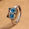 Cross-border best-selling eco-friendly high-end retro cat ring for both men and women, with a unique and elegant style that is fashionable and cool, a perfect gift for your best friend