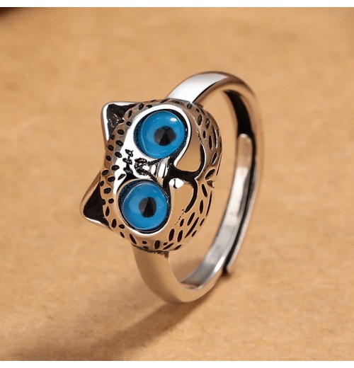 Cross-border best-selling eco-friendly high-end retro cat ring for both men and women, with a unique and elegant style that is fashionable and cool, a perfect gift for your best friend