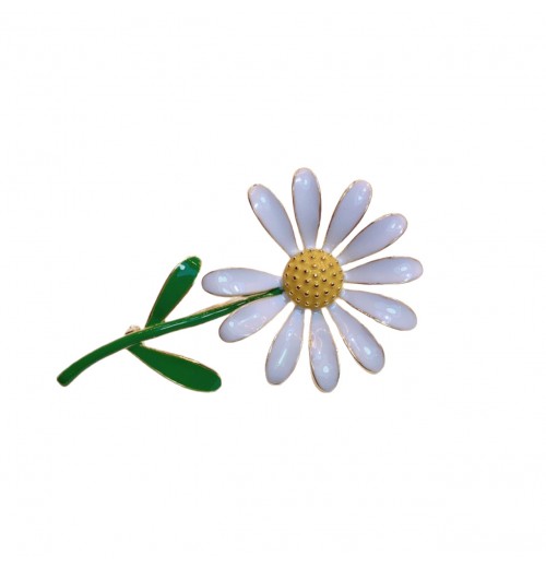 Spring and summer new products: enamel-craft Daisy and sunflower brooch for women, high-end, trendy and fashionable outerwear, clothes, pins and accessories Spring and summer new products: enamel-craft Daisy and sunflower brooch for women, high-end, trendy and fashionable outerwear, clothes, pins and accessories