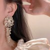 The new light luxury super sparkling crystal tassel stud earrings feature a niche design that is simple, exquisite, fashionable, versatile and high-end The new light luxury super sparkling crystal tassel stud earrings feature a niche design that is simple, exquisite, fashionable, versatile and high-end