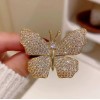 super beautiful French retro full of diamonds, exquisite and elegant butterfly brooch and brooch, versatile and elegant coat and overcoat pin super beautiful French retro full of diamonds, exquisite and elegant butterfly brooch and brooch, versatile and elegant coat and overcoat pin