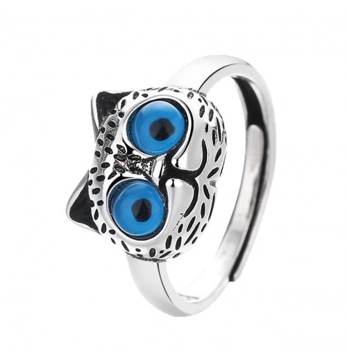 Cross-border best-selling eco-friendly high-end retro cat ring for both men and women, with a unique and elegant style that is fashionable and cool, a perfect gift for your best friend