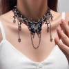 So atmospheric! y2k Hot Girls' must-have necklace, Instagram niche design, light luxury, personality, versatile, sweet and cool style collarbone chain So atmospheric! y2k Hot Girls' must-have necklace, Instagram niche design, light luxury, personality, versatile, sweet and cool style collarbone chain