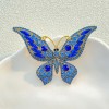 High-end butterfly diamond-encarched brooch from Europe and America, exuding a sense of elegance and sophistication. Retro crystal brooch, large animal and insect brooch High-end butterfly diamond-encarched brooch from Europe and America, exuding a sense of elegance and sophistication. Retro crystal brooch, large animal and insect brooch