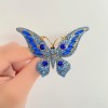 High-end butterfly diamond-encarched brooch from Europe and America, exuding a sense of elegance and sophistication. Retro crystal brooch, large animal and insect brooch High-end butterfly diamond-encarched brooch from Europe and America, exuding a sense of elegance and sophistication. Retro crystal brooch, large animal and insect brooch