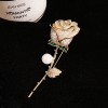 New best-selling alloy fashion full-diamond pearl rose brooch, high-end niche brooch pin, versatile for suits New best-selling alloy fashion full-diamond pearl rose brooch, high-end niche brooch pin, versatile for suits