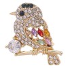 Magpie bird brooch, high-end Japanese style, cute, anti-glare, high-end feel, personalized suit, colorful brooch, and brooch accessories Magpie bird brooch, high-end Japanese style, cute, anti-glare, high-end feel, personalized suit, colorful brooch, and brooch accessories