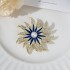2024 Pearl Sunflower High-end brooch for women, exquisite design, coat, brooch pin, niche and elegant accessory