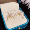 This octagonal star earring, featuring the same slightly set zircon earrings as Japanese and South Korean Internet celebrities, is a stylish and elegant design This octagonal star earring, featuring the same slightly set zircon earrings as Japanese and South Korean Internet celebrities, is a stylish and elegant design