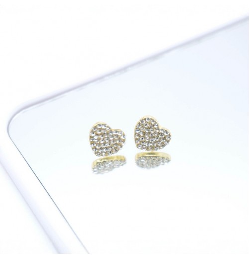 TEMU is selling a pair of fashionable and elegant heart-shaped tassel earrings with a unique asymmetrical full diamond heart and two pairs of stud earrings TEMU is selling a pair of fashionable and elegant heart-shaped tassel earrings with a unique asymmetrical full diamond heart and two pairs of stud earrings