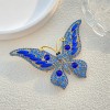 High-end butterfly diamond-encarched brooch from Europe and America, exuding a sense of elegance and sophistication. Retro crystal brooch, large animal and insect brooch High-end butterfly diamond-encarched brooch from Europe and America, exuding a sense of elegance and sophistication. Retro crystal brooch, large animal and insect brooch