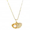 A new titanium steel women's necklace that doesn't fade in Korean style, with a unique and fashionable look, was live-streamed by a popular Internet celebrity on Douyin A new titanium steel women's necklace that doesn't fade in Korean style, with a unique and fashionable look, was live-streamed by a popular Internet celebrity on Douyin