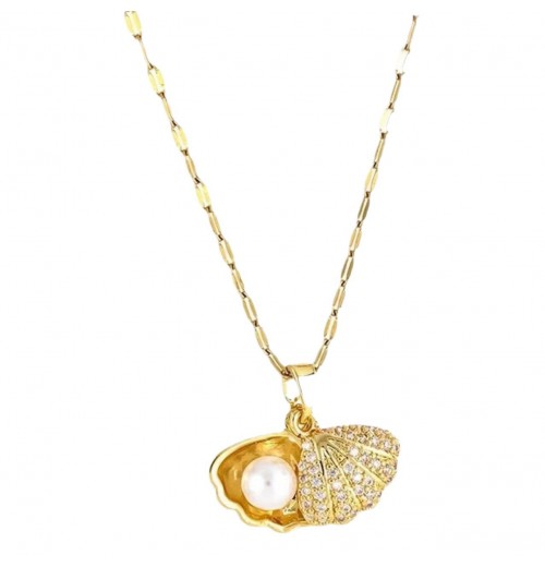 A new titanium steel women's necklace that doesn't fade in Korean style, with a unique and fashionable look, was live-streamed by a popular Internet celebrity on Douyin A new titanium steel women's necklace that doesn't fade in Korean style, with a unique and fashionable look, was live-streamed by a popular Internet celebrity on Douyin