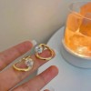 A hit French earring, an InS-style earring, a simple and trendy earring for women, and a trendy ear accessory for A hit French earring, an InS-style earring, a simple and trendy earring for women, and a trendy ear accessory for