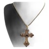 new retro diamond-encrusted necklace, water diamond long cross necklace, sweater chain, punk necklace, punk item new retro diamond-encrusted necklace, water diamond long cross necklace, sweater chain, punk necklace, punk item