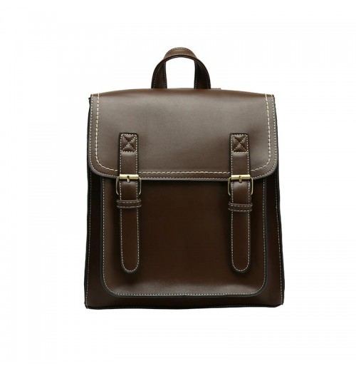 Leather buckle backpack Leather buckle backpack